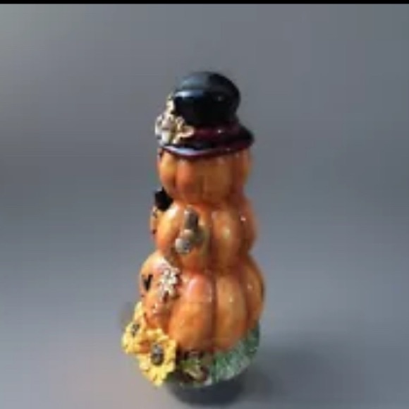 SIGNATURE HOME COLLECTION JACK-O-LANTERN FIGURINE W/BOX Fall Halloween 12” - Picture 4 of 9